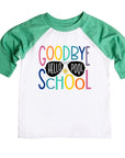 Goodbye School Hello Pool Multi-Colored Raglan