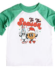 Tis' The Season Retro Christmas Raglan