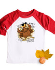 Let Me See that Casserole Funny Thanksgiving Kids Raglan
