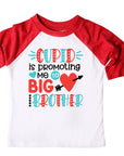 Cupid Is Promoting me to BIG Brother Valentines Raglan