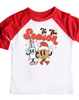 Tis' The Season Retro Christmas Raglan