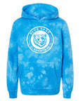 Midweight Tie-Dyed Hooded Sweatshirt - Youth/Adult - Aqua
