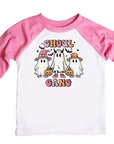 Ghoul Gang Girls Retro Halloween Raglan