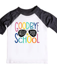 Goodbye School Hello Pool Multi-Colored Raglan