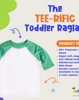 Fab-Boo-Lous Girls Retro Ghost Halloween Raglan