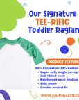 Boys St. Patrick's Day Blue Dump Truck Raglan