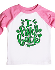I Pinch Back Kids St Patricks Day Shirt