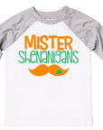 Mister Shenanigans Boys St. Patrick's Day Raglan