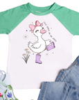 Silly Goose on the Loose - Girls Summer Shirt