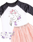 Silly Goose on the Loose - Girls Summer Shirt