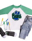 Bears Kids Raglan Shirt – Limited Edition (Green or Blue, 2T–Youth Large)