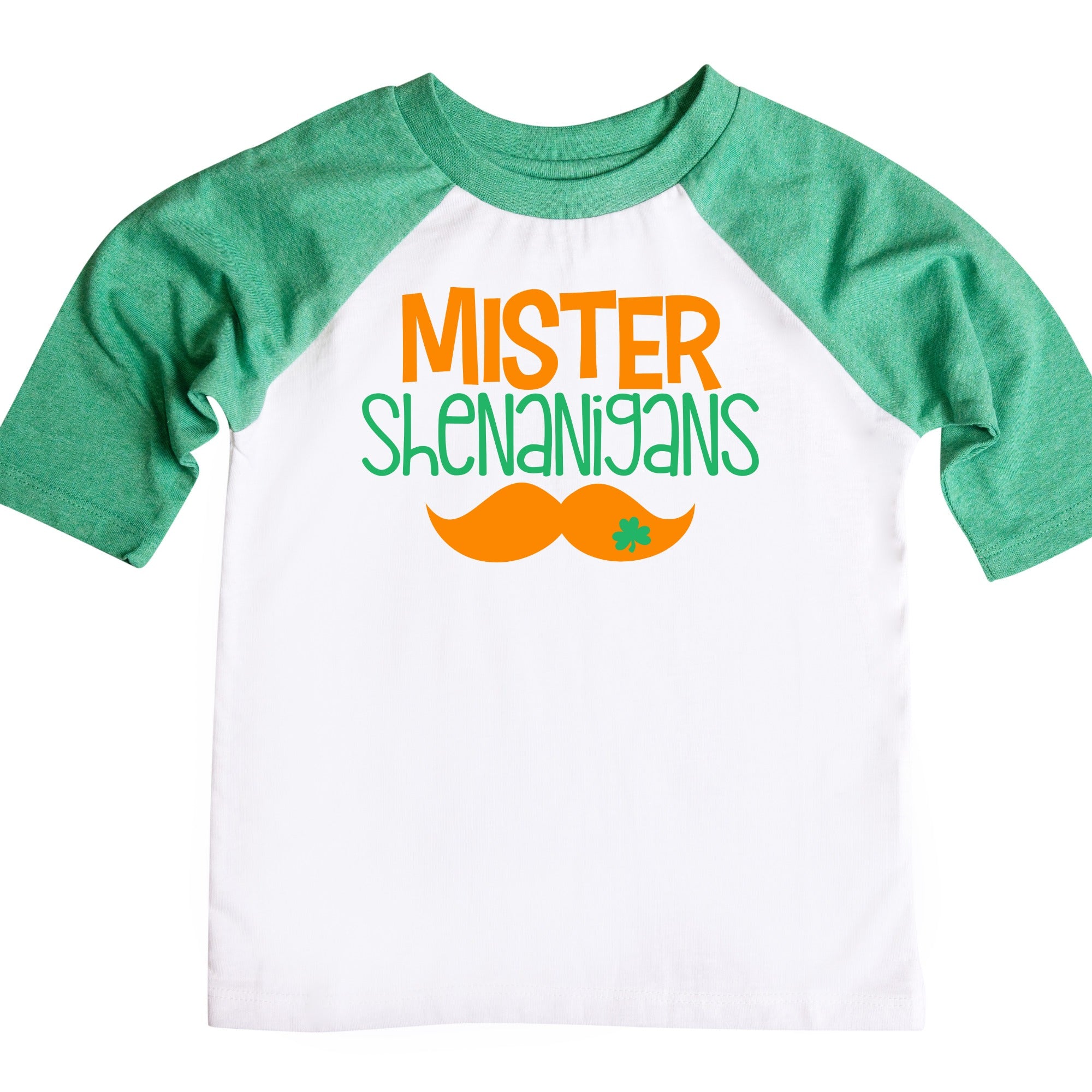 Mister Shenanigans Boys St. Patrick&#39;s Day Raglan
