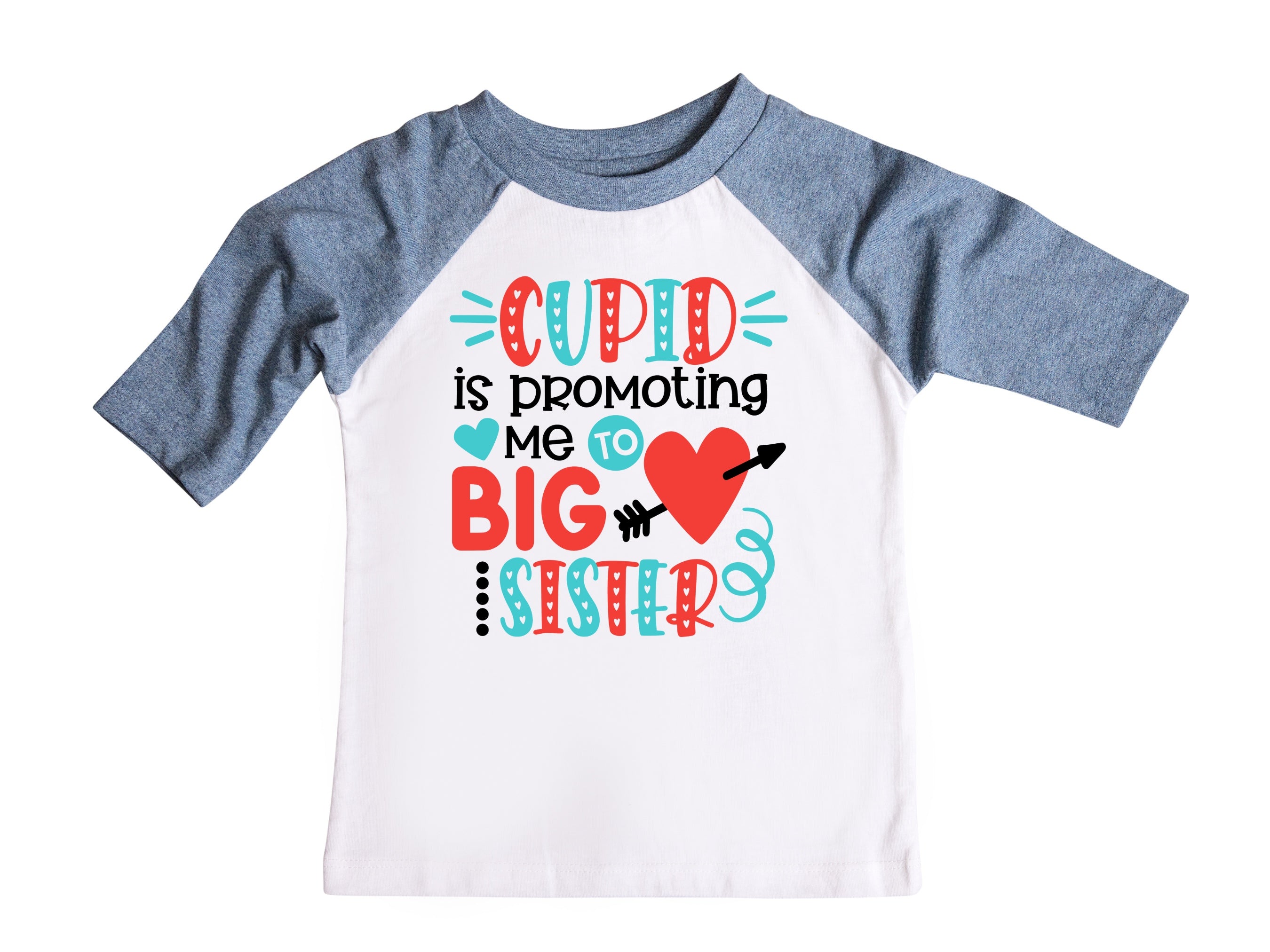 Cupid Is Promoting me to BIG Brother Valentines Raglan